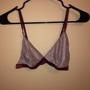 Urban outfitters sparkly bralette